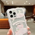 thumbnail image 5 of Compatible with iPhone 12 Pro Case Cute Cartoon Floral Butterfly Design for Women Girls Aesthetic Kawaii Slim Soft TPU Transparent Cover for iPhone 12 Pro 6.1 inch£¨Purple£©, 5 of 14