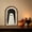 2-Style C, variant on Vintage Halloween Wall Decor, Spooky Ghost Arch Spooky Decor, Wooden Rustic Double-Layer Halloween Table Decor for Tabletop, Wall, Mantel