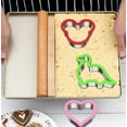 thumbnail image 3 of 4-Pack Stainless Steel Cookie & Biscuit Cutter Set – Versatile Pastry & Sandwich Cutters for Creative Baking TIKA, 3 of 3