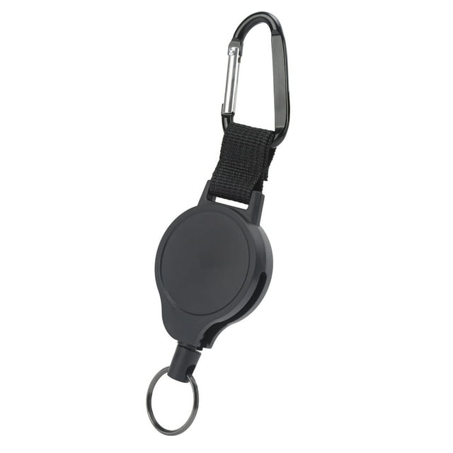 Tire Del Llavero De Cuerda De Alambre, Llavero Retráctil Firma Compacta Para Montañismo Para Mochila Fyydes Side Pull Keychain