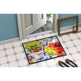 thumbnail image 2 of Carolines Treasures 6037JMAT Apples Plums and Grapes with Flowers Door Mat Indoor Rug or Outdoor Welcome Mat 24x36, 2 of 4