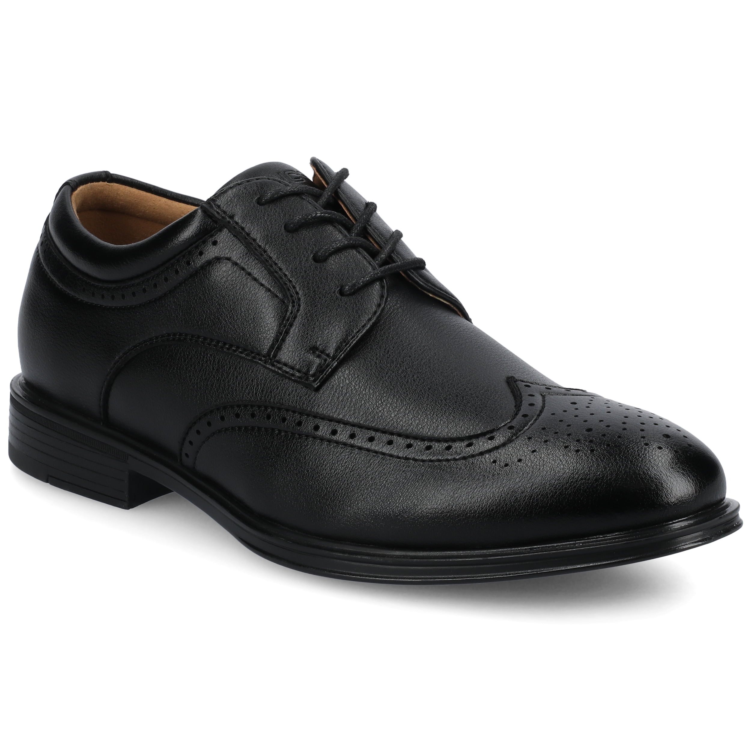 Vance Mens Barclay Comfort Plain Toe Flexible Oxford Dress Shoe