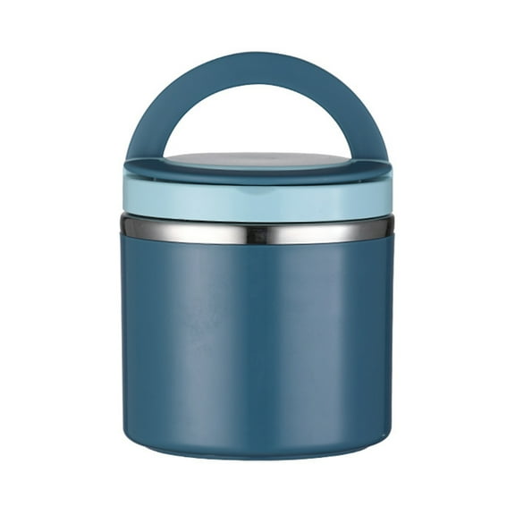 Homelife 630/1000ML Stainless Steel Food Thermal Jar Insulated Soup Cup Vacuum Bottle Containers Leak-proof Lunch Box for School Travel Picnic