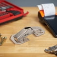 thumbnail image 2 of MERRYHAPY 4Pcs Thickened Hydraulic Arms Concealed Hinges Steel Silver, 2 of 7