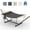 Dark Gray, variant on Kicctian Portable 2 Person Hammock with Adjustable Steel Stand for Patio, Garden, Beach or Backyard,Blue