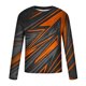 thumbnail image 5 of Blusas y camisas de manga larga con cuello redondo para hombre, blusa informal de manga larga con cuello redondo y estampado de rayas, blusa de poliéster para hombre, 5 of 5
