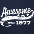 thumbnail image 3 of CafePress - Awesome Since 1977 Women's Dark T Shirt - Women's Traditional Fit Dark T-Shirt, 3 of 4