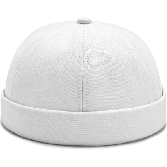 CoCoMangos Dome Brimless Hats for Women Men Beanie Docker Cap Sailor Skull Cap
