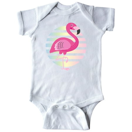 

Inktastic Flamingo Bird Pink Pastel Sunset Gift Baby Girl Bodysuit