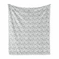 thumbnail image 1 of Astrology Soft Flannel Fleece Throw Blanket, Zodiac Prediction of Future Aries Aquarius Cancer Gemini Taurus, Cozy Plush for Indoor and Outdoor Use, 70" x 90", Black Grey White, by Ambesonne, 1 of 6