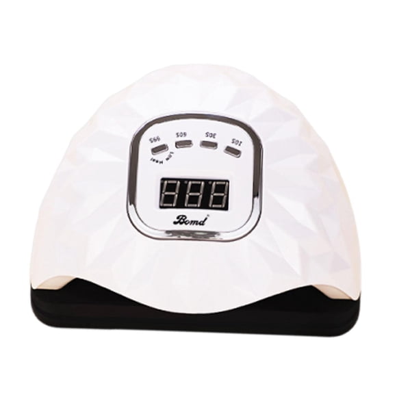 Lámpara secadora de uñas,Lámpara secadora de uñas 45LED 200W,Secador de uñas para esmalte de gel por inducción,Equipo de herramientas de manicura premium,Secado rápido Profesional Blanco