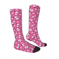 thumbnail image 3 of Fotbe Love Dog print Women's Men's Novelty Crew Socks Cotton Socks Knee High Socks for Walking,Running,Nurses,Pregnancy, 3 of 9