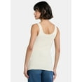 thumbnail image 7 of Time and Tru Women's Rib Tank Top, Sizes XS-XXXL, 7 of 7