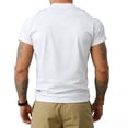 thumbnail image 6 of Havenx Men's 250 Years Of American Independence T-Shirt Crew Neck Short Sleeve Shirts American Flag Design Fun Graphic T-Shirts Patriotic We the People 1776 Workout Top,White 2XL, 6 of 6