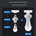 thumbnail image 3 of for  APP Wifi Smart E27 E26 Smart Light Bulbs Adapter Smart Lamp Holder Base for Lamp LED Light Bulb Adapter, 3 of 8