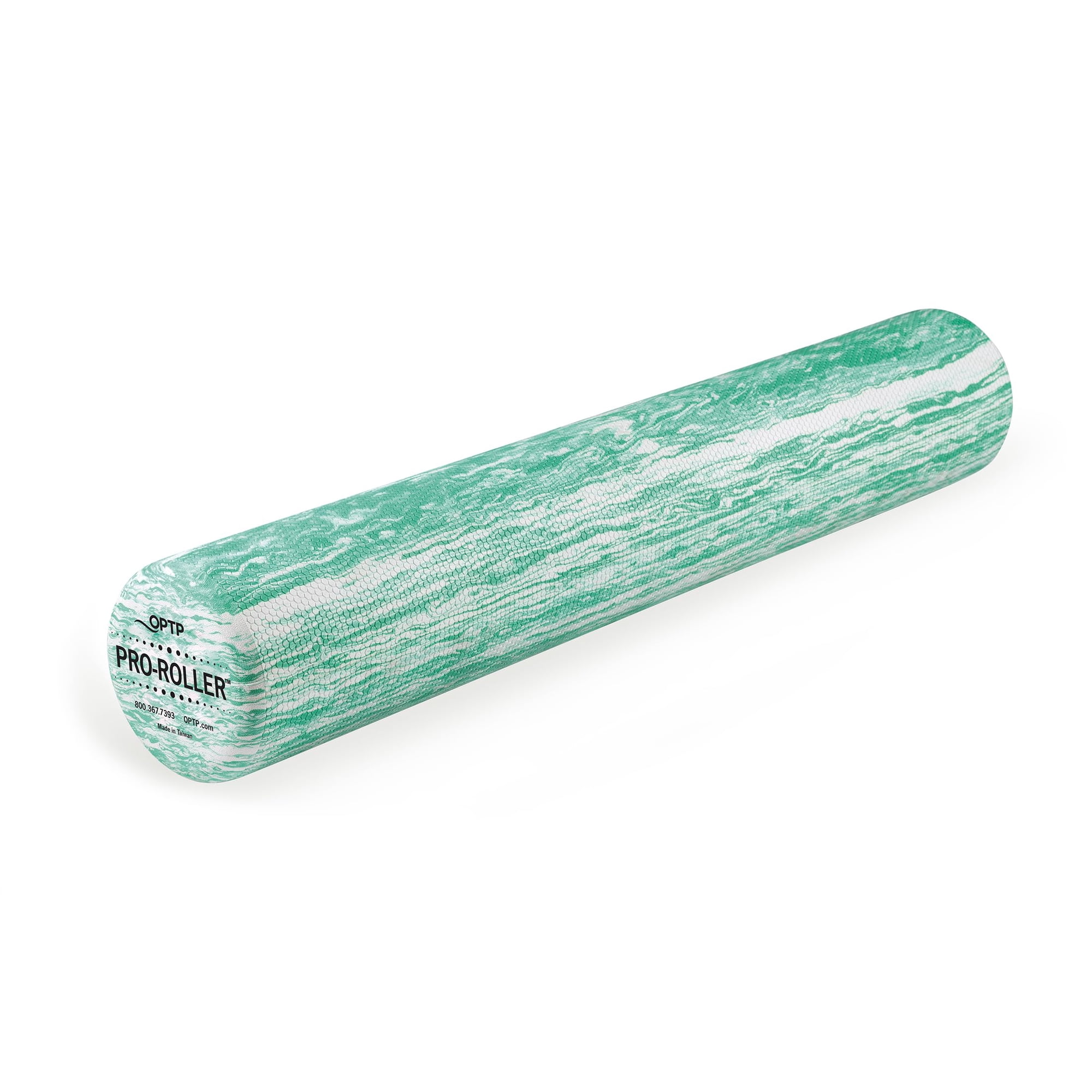 OPTP PRO-ROLLER Standard Density Foam Roller - Durable Roller for Back Massage, Deep Tissue Foam Roller Exercises, Stretching, Fitness, Yoga and Pilates - 36 Inches by 6 Inches, Green