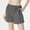 Gray, variant on Bzhegqhd Women's Summer Solid Color Casual Side Pocket Short Elastic Shorts
