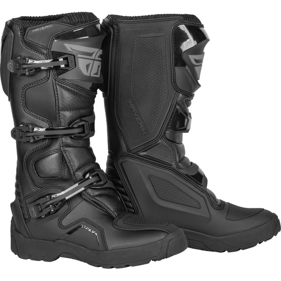 Fly Racing Maverik Enduro Boots - 2022 Model - Black Sz 7