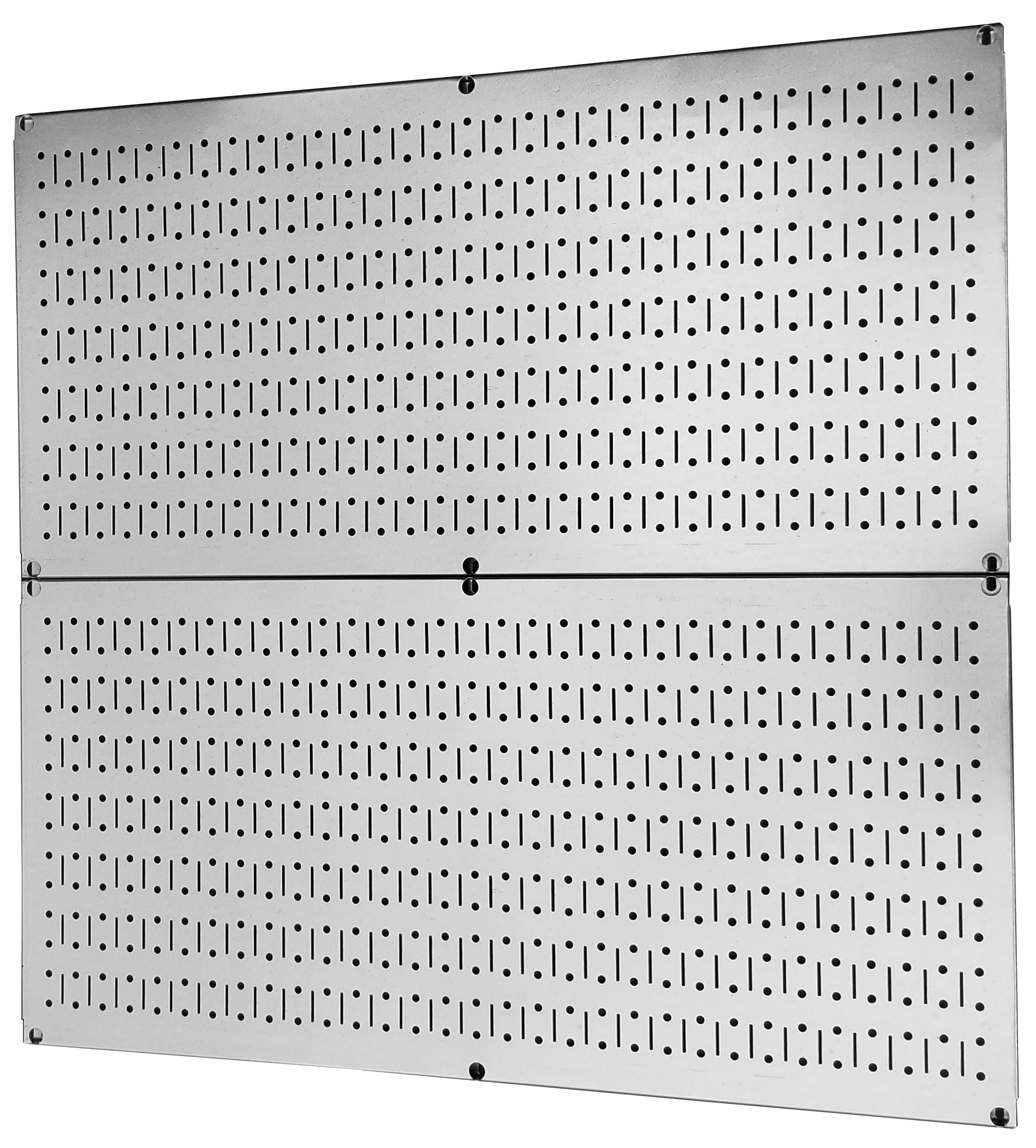 Pegboard Rack Wall Control Galvanized Steel Pegboard Pack Two 32-Inch x 