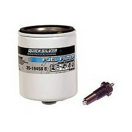 Quicksilver 18458Q4 Water Separating Fuel Filter Kit with Blue Water Warning Sensor