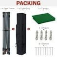 thumbnail image 5 of ABCCANOPY 10' x 10' Forest Green Outdoor Pop up Canopy Tent Camping Sun Shelter-Series, 5 of 8