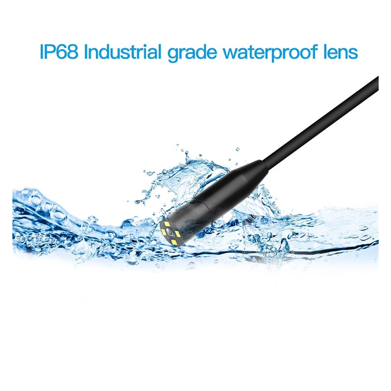 F230 Auto Focus WIFI Endoscope 3X Zoom 5.0MP HD1944P LEDs Wireless Industrial Inspection Snake Borescope Camera IP67 Waterproof ,Various Applicable