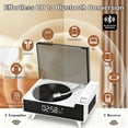 thumbnail image 6 of ST-CARE Rechargeable Vintage Portable CD Player with Bluetooth for Home, White, 6 of 7