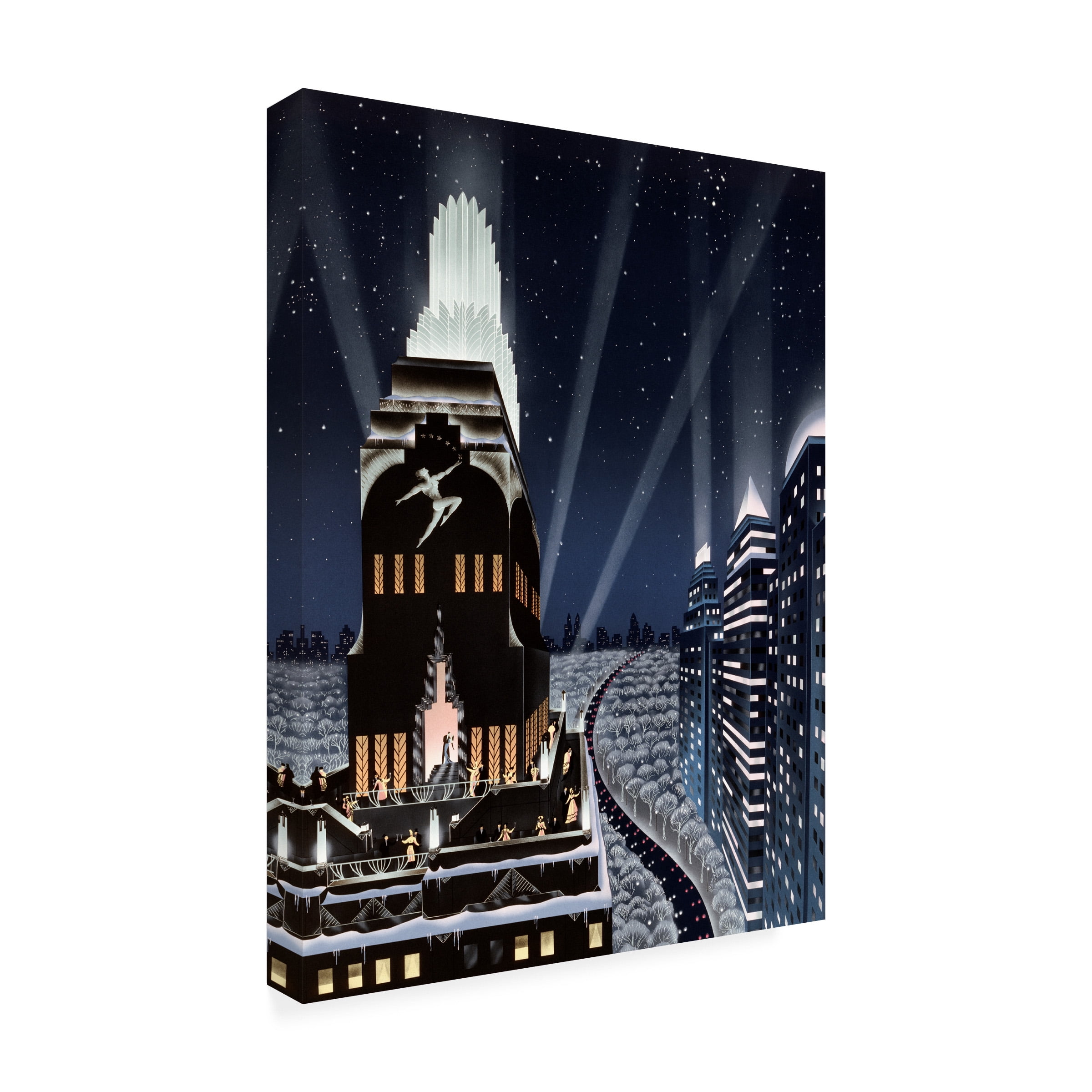 Robert Hoppe 'Rooftop Serenade' Canvas Art