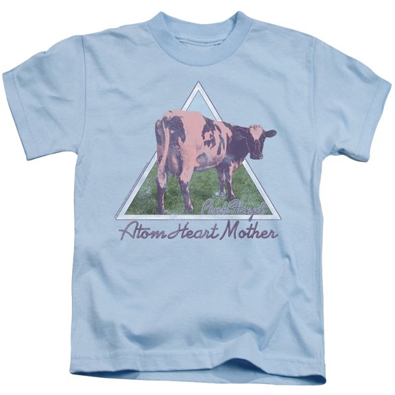 Pink Floyd Atom Mother Heart Pyramid Youth 18/1 T-Shirt Light Blue