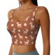 thumbnail image 2 of Fotbe Cute Poodle Dog Sujetador Deportivo Largo sin Aros para Mujer con Almohadillas y Soporte Medio, Transpirable y Absorbente, Camiseta Tipo Chaleco o Tank Top-XX-Large, 2 of 8