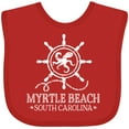 thumbnail image 3 of Inktastic Myrtle Beach South Carolina Boys or Girls Baby Bib, 3 of 4