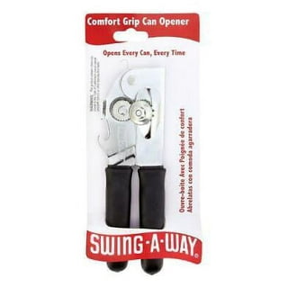 Swing-A-Way Can Opener Compact Manual Steel Black Cushion Grip