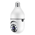 thumbnail image 4 of Cámara de vigilancia con visión nocturna y seguimiento automático de personas, wifi, 3 bombillas 5G, color completo, monitor de seguridad, 4 of 5