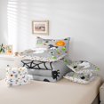 thumbnail image 6 of Manfei Cartoon Ghost Spider Web 7pcs Queen Bedding,Halloween Jack O Lantern Bedding Comforter Set Queen,Halloween Reversible, 6 of 7