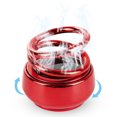 thumbnail image 2 of Solar Energy Air Freshener Double Loop Rotary Suspension Auto Aromatherapy Decoration Perfume Styling, 2 of 9
