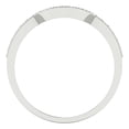 thumbnail image 5 of 0.25 ct Brilliant Round Cut Simulated Green Diamond 14k White Gold Stackable Band SZ 10.5, 5 of 6
