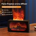 thumbnail image 3 of Mini Fireplace Diffusers for Essential Oils Fireplace Humidifier 140ml Bonfire Flame Diffuser with 7 Colors Light, 3 of 7