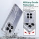 thumbnail image 4 of For Xiaomi Redmi Note 14 Pro 5G Clear Phone Case TPU Acrylic Shockproof Phone Back Cover - Clear, 4 of 5