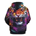 thumbnail image 3 of Animals Lion Tiger 3d Sweatshirts Hoodie Fashion Casual Personality Men's Women Street Hoodie Pullovers Long Sleeve Comfortable Top, 3 of 6