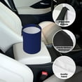 thumbnail image 6 of Wukai Navy Blue Print Car Trash Can - Easy to Clean Hanging Garbage Bin - Removable Liner - Leak-Car Garbage Can - Waterproof Trash Can for Car and SUV, 6 of 7