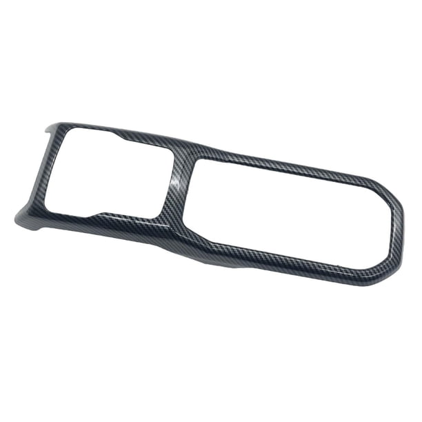 Cubierta de transferencia de Panel de engranajes, decoración, accesorios de coche para 2018 a 2022 Patrón de carbono negro
