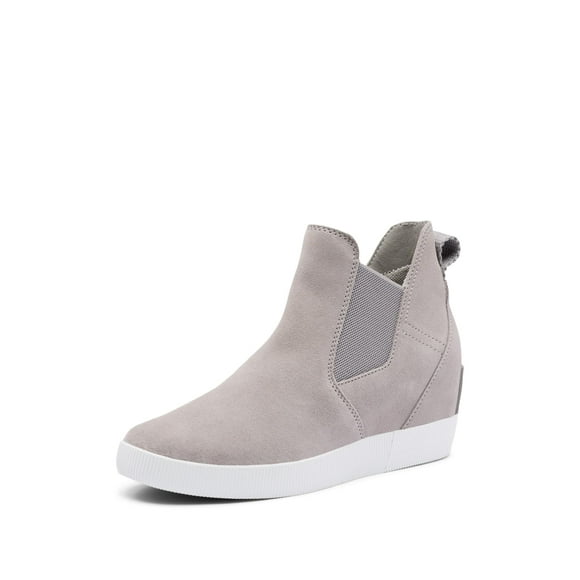Botas con cuña Out N About de Sorel para mujer, color gris cromado 9