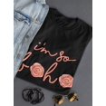 thumbnail image 3 of I'm So Boho Women Black T-Shirt, Female Small, 3 of 4