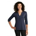 thumbnail image 6 of Port Authority Ladies UV Choice Pique Henley LK750, 6 of 13