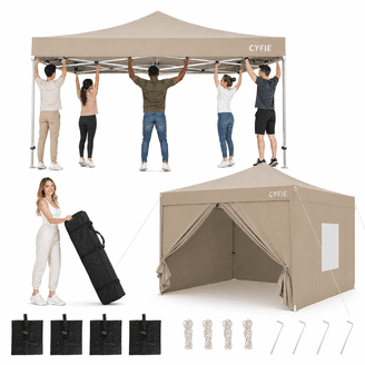 Coleman 16' x 8' Straight Leg Instant Canopy / Gazebo (128 sq. ft