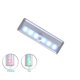thumbnail image 1 of Luz LED para armario, luz blanca cálida con sensor de movimiento, luz nocturna para armario, escalera y baño (paquete de 3), 1 of 5
