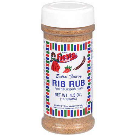 Fiesta Brand Rib Rub Seasoning, 4.5 oz jar - Walmart.com