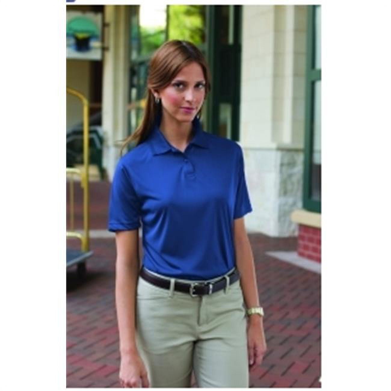 トップス everyone polo shirt NAVY sizeL Men's Everyday Polo Shirts | Open-side Shirt for Elderly