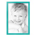 thumbnail image 2 of ArtToFrames 15" x 22" Aqua Picture Frame, 15x22 inch Green Wood Poster Frame (WOM-5186),  Pack, 2 of 7
