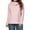 Pink, variant on Sakmal Athletic Sweatshirts Women Lightweight Black Workout Sweatshirts Fashion Solid Long Sleeve Shirts